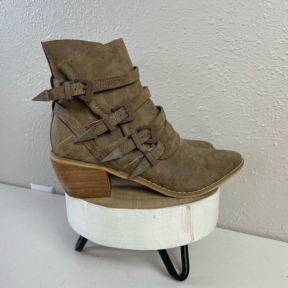 EUC Mi.iM Womens Heeled Booties Size 7 - Picture 4 of 7